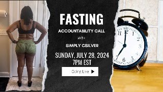 Fasting Accountability Call  Sunday July 28th 2024  7pm EST [upl. by Spratt97]