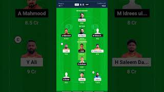 SPA Vs CHE Dream 11 Prediction  ECC International T10 [upl. by Laemaj]