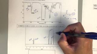 Organic Chemistry II  Solving a Structure Based on IR and NMR Spectra [upl. by Nairehs250]