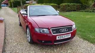 Review of 2003 Audi A4 18 T Convertible For Sale SDSC Specialist Cars Cambridge [upl. by Eadahc600]