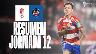 GRANADA CF 12 LEVANTE UD  RESUMEN [upl. by Antone260]