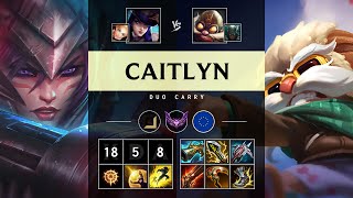 Caitlyn ADC vs Corki Unstoppable  EUW Master Patch 1421 [upl. by Chas]