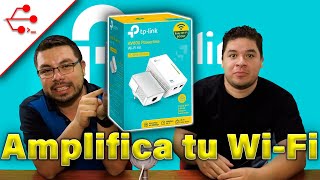 AMPLIFICA TU WIFI TPLINK RANGE EXTENDER AV600 POWERLINE EDITION  UNBOXING  ESimple [upl. by Heilner]