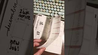 Setting up hobonichi for 2025 hobonichisetup plannercommunity hobonichiweeks [upl. by Akinhoj316]