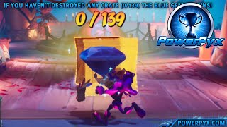 Crash Bandicoot 4 Its About Time  Blue Gem Location Sapphireer Acquirer Trophy Guide [upl. by Pomcroy]