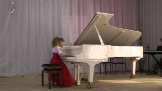 Varvara Kutuzova 8yo Maloyaroslavets ЦМШ 2класс [upl. by Ruhtracam]