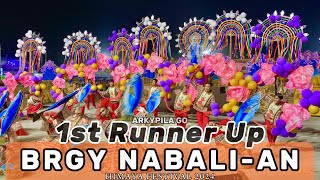 HIMAYA FESTIVAL 2024 1ST RUNNER UP BRGY NABALIAN HIMAMAYLAN CITY Negros Occidental [upl. by Yelraf]