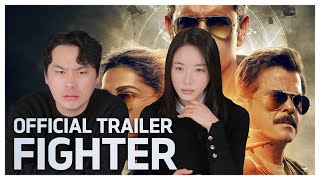 SUBKorean Actor amp Actress React to Fighter Official Trailer  Hrithik Roshan  Deepika Padukone [upl. by Bumgardner]