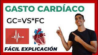 GASTO CARDÍACO ✅ FACIL EXPLICACIÓN  Volumen sistólico [upl. by Nylzor]