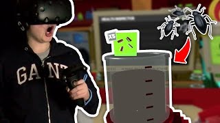 Chef Ethan makes a bug smoothie in Job Simulator VR [upl. by Eednac352]