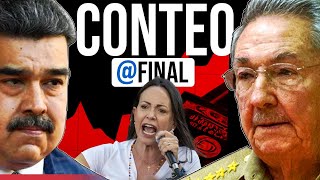 CONTEO FINAL 86 🚨📛 CUBA se COMPLICA❓⛔ 1 de DICIEMBRE en VENEZUELA … Quien GANO🏅 [upl. by Fonville]