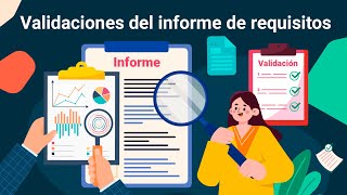 Validaciones del informe de requisitos [upl. by Nitsirk]