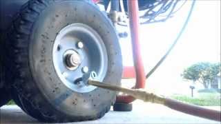 Inflating Tires and Air Compressor Hissing [upl. by Nhguavaj]