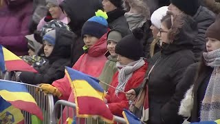 Romania National Anthem  2022 Great Union Day Military Parade [upl. by Notsua]