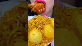 Spicy Food Chicken Curry Biryanieating asmr mukbang shorts [upl. by Ennaeiluj152]