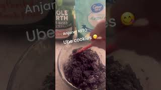 KETO Ube cookies keto ketorecipes ketocookies recipe easyketorecipes ube ubecookies [upl. by Ayouqat]