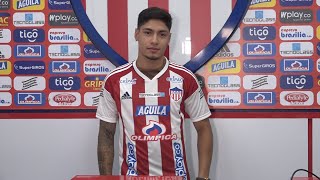 ESTO DIJO BRYAN CASTRILLÓN TRAS SU PRESENTACIÓN OFICIAL COMO NUEVO JUGADOR DEL JUNIOR [upl. by Dorkas]