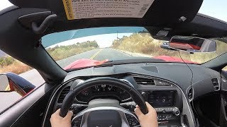 2017 Chevrolet Corvette Z06 POV Drive Plus extra driving clips [upl. by Eillim]