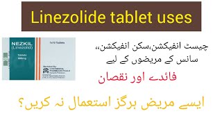 Linezolide tablet uses in Urdu linezolid 600 mg usesnezkil side effects [upl. by Nnayr]