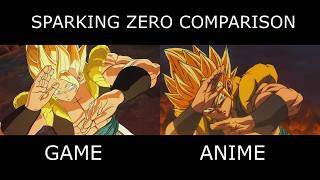 Dragon Ball Sparking Zero Anime Side by Side Comparison  Broly VS Gogeta [upl. by Notac872]