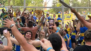 La INCREÍBLE FIESTA de los HINCHAS de BOCA JUNIORS en BRASIL [upl. by Ahtael157]