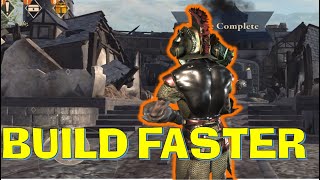 build town FASTER The Elder Scrolls Blades [upl. by Kenward]