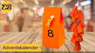 Adventskalender 2019 basteln und befüllen  DIY Geschenktüten falten  Weihnachtsdeko [upl. by Sirovaj855]