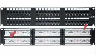 48 Port Cat5e Patch Panel 15180048 [upl. by Dougherty]