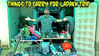 Things to carry for Leh Ladakh ROAD TRIP  Ladakh Trip Full Information 2024 [upl. by Adikram376]