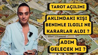 TAROT AÇILIMI Aklımdaki Kişi Benimle İlgili Ne Kararlar Aldı tarot aklımdakikisi [upl. by Jaban981]