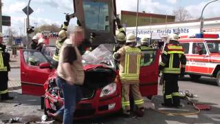 Verkehrsunfall Pklemm WI Nordenstadt 01 04 2010 [upl. by Tremml367]