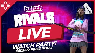 50000 THE FINALS Twitch Rivals Tournament  Watch Party amp Casting Practise [upl. by Fennell]