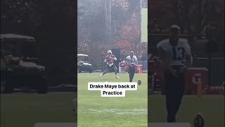 Drake Maye BACK at Patriots Practice [upl. by Marice205]