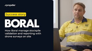 How Boral manage stockpile validation and reporting with drone surveys on site [upl. by Ayatnohs524]