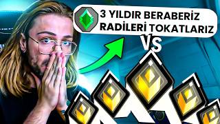 3 YILDIR YÜCELİĞİZ RADİANTları YENERİZ diyenlerle VS attık  Valorant [upl. by Lucinda]