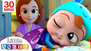 Yes Yes Baby Go to Sleep  Kids Songs amp Nursery Rhymes by Little Angel [upl. by Alyworth]