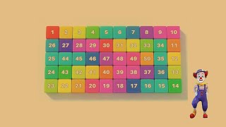 Number Song  Counting by 1 to 50 [upl. by Megen]