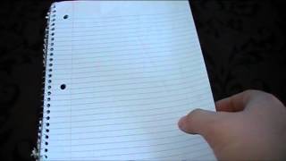 How to make a left handed Spiral Notebook [upl. by Ainnat]