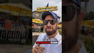 Can an Orthodox Rabbi sit in a non kosher restaurant and just have a drink [upl. by Doowyah]