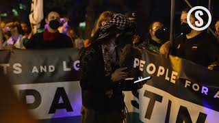 CHICAGO  College students protesting the DNC “My peers” were “wounded tackled choked” by police [upl. by Derte]