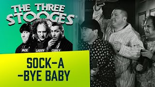 The THREE STOOGES  Ep 66  Sock A Bye Baby [upl. by Aicad613]