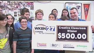 Leavittsburg teacher chosen as Creative Classroom winner [upl. by Fanchet]