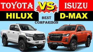 Unleashing 2 Beasts Toyota Hilux versus Isuzu DMax  Insane Comparison [upl. by Alexandra]