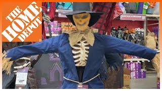 Home Depot 65FT Faceless Scarecrow Animatronic Demo [upl. by Hgalehs400]