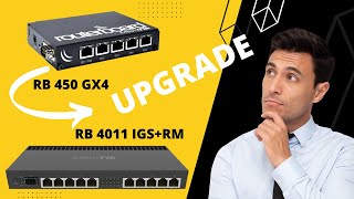 UPGRADE RB450GX4 to RB4011igsRM [upl. by Saihttam]