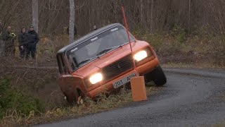 Hiiumaa rahvaralli 2024 crashes amp action [upl. by Weylin]