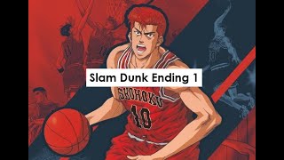 Slam Dunk Ending 1  Anata Dake Mitsumeteru by Ohguro Maki  BluRay Quality [upl. by Eladnor333]