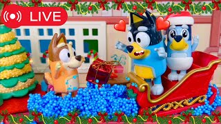 🔴 LIVE BLUEY Christmas Marathon  Pretend Play Bluey Toys Bluey Magazines and Craft 🎄 [upl. by Loss948]