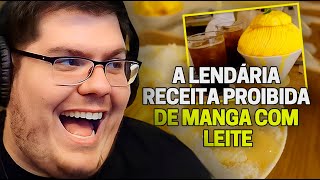 CASIMIRO REAGE GELO COM LEITE CONDENSADO E COMBINAÇÃO PROIBIDA MUITA FRESCURA Cortes do Casimito [upl. by Hunter]