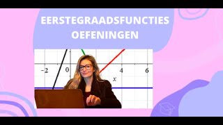 Eerstegraadsfuncties oefening deel 1 [upl. by Nicoli]